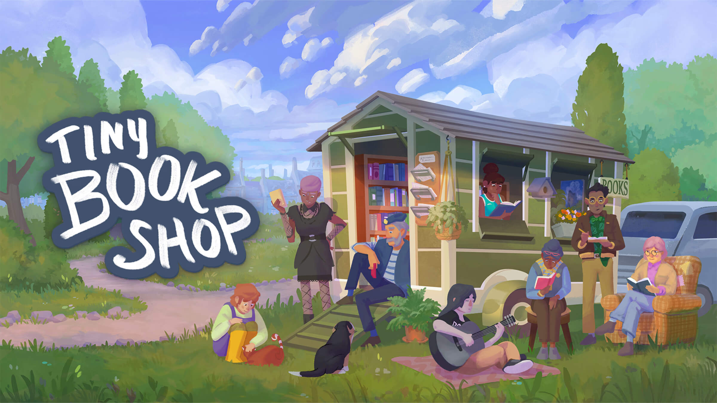 Tiny Bookshop Steam Cover Art Cozy Games for Book Lovers