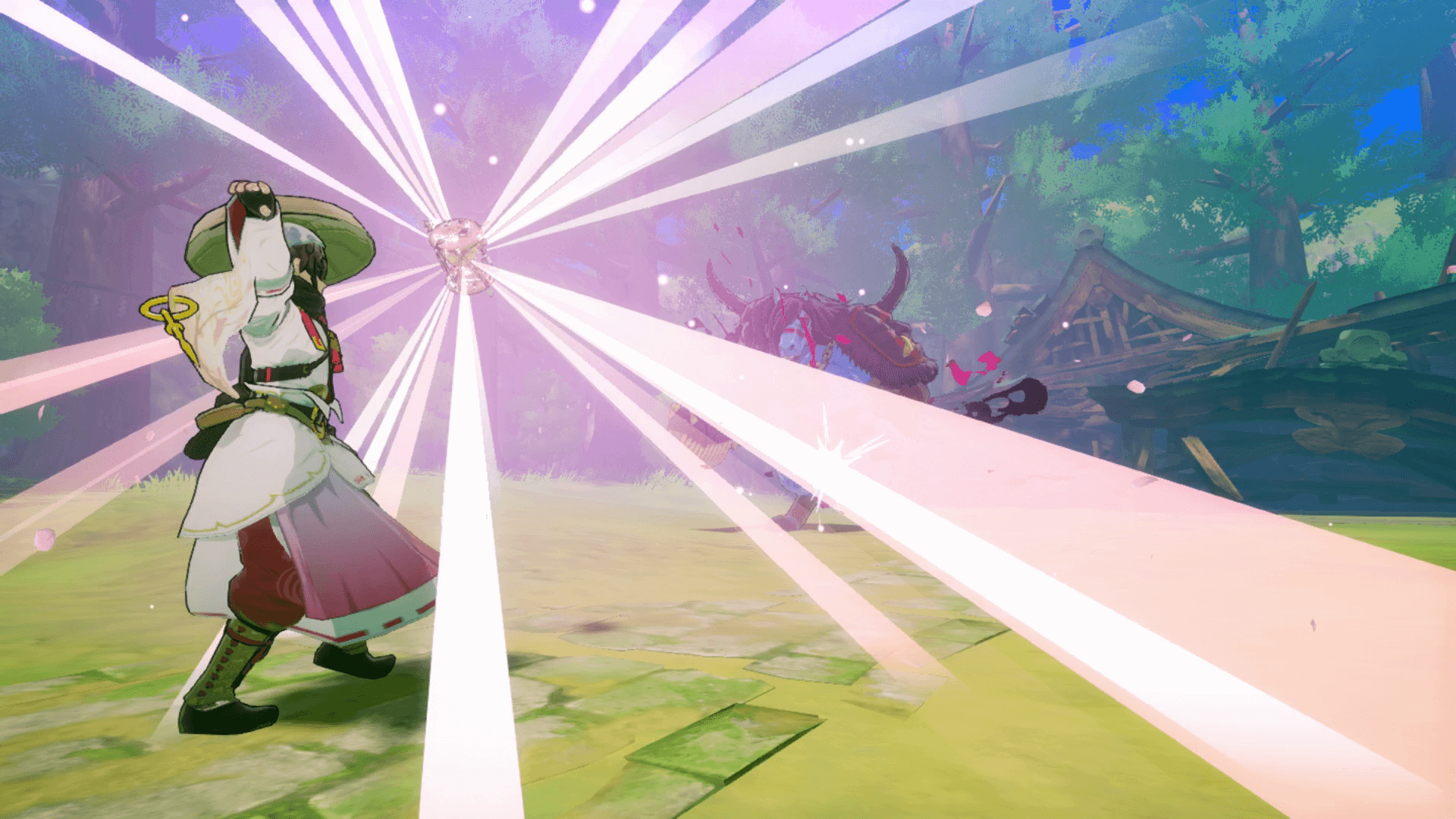 Rune Factory: Guardians Of Azuma combat system screenshot