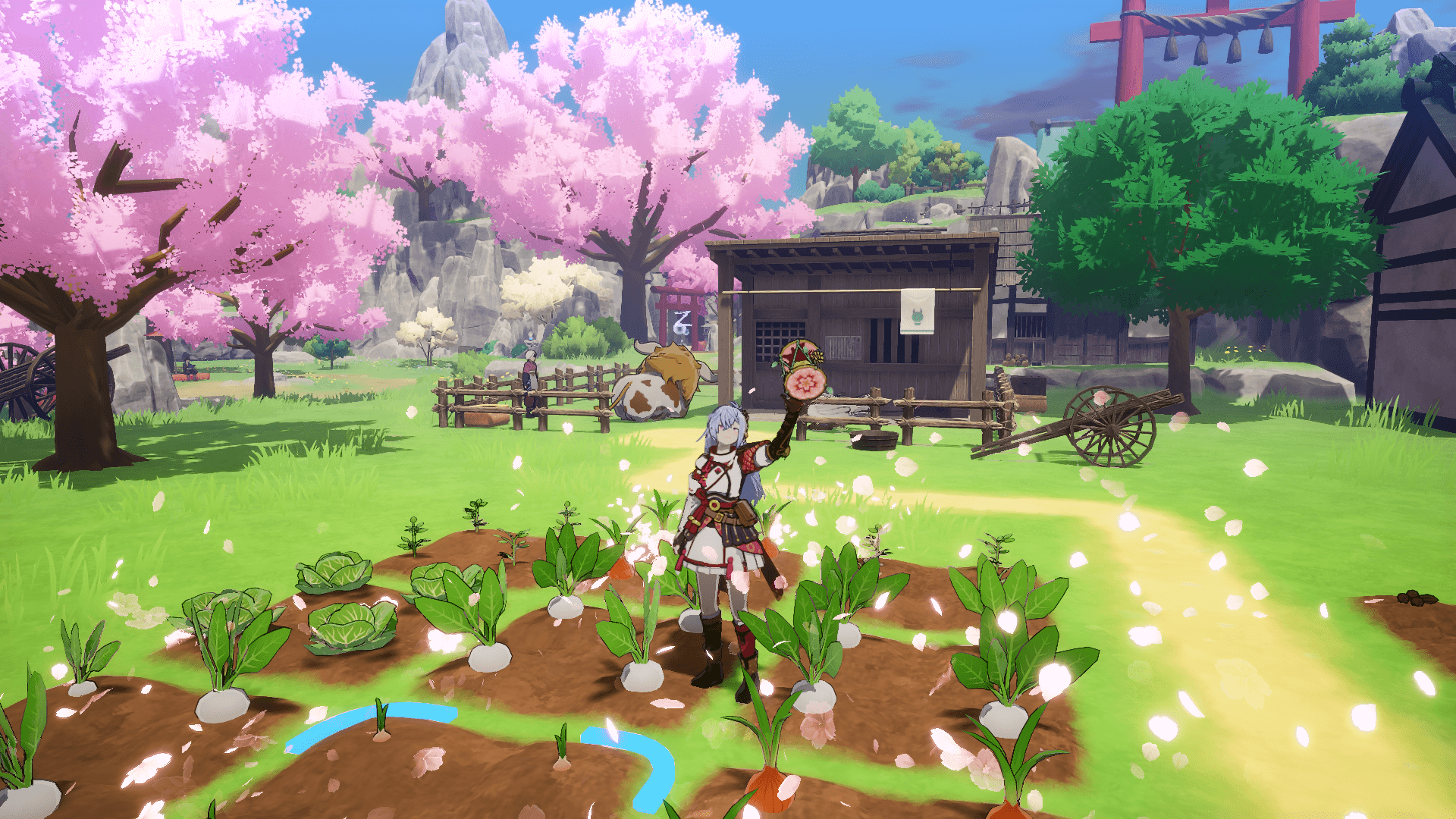 Rune Factory: Guardians Of Azuma farming system screenshot