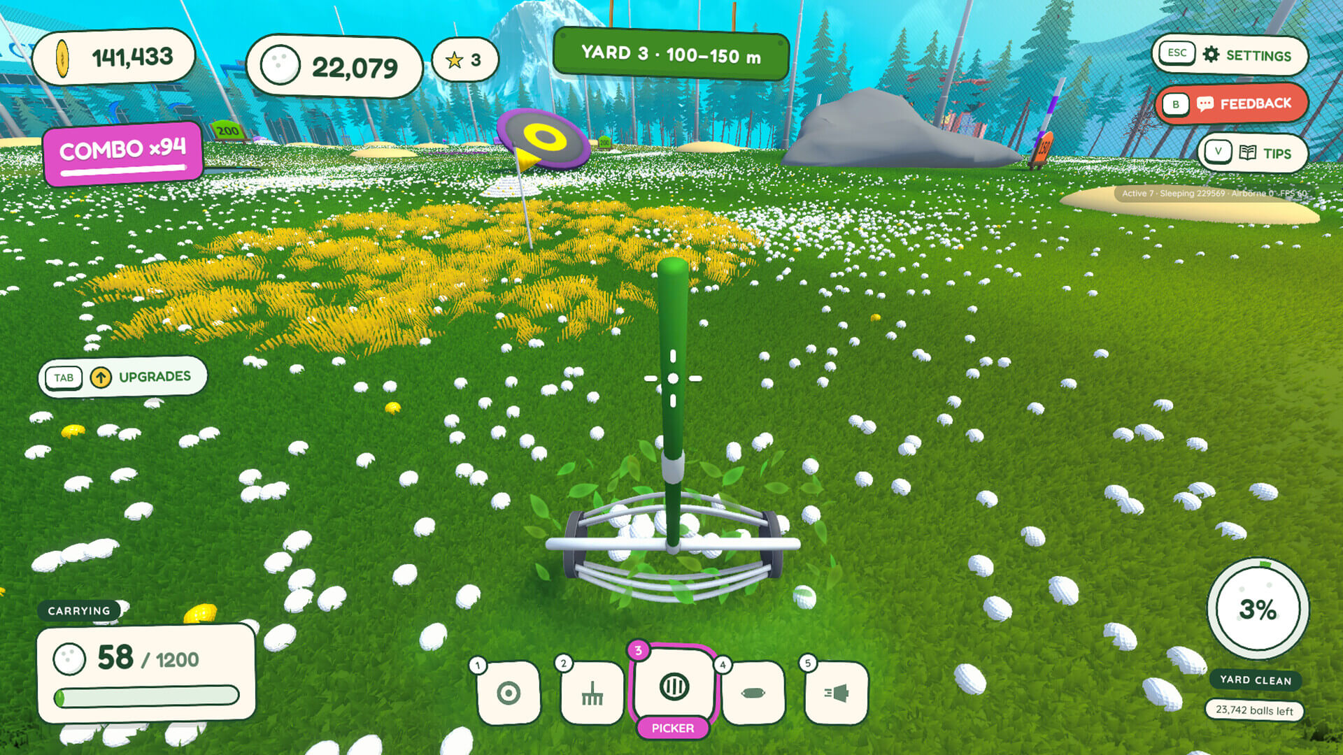 BALL PICKER – Clean Up the Golf Yard